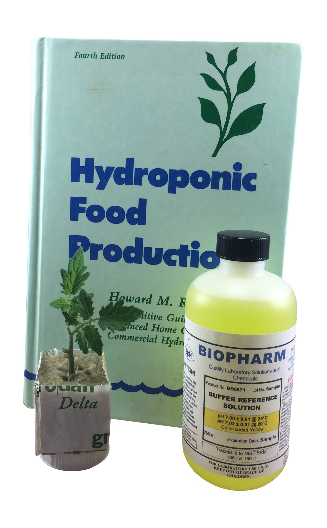 pH Buffer Calibration Solution Kit 4-Pack — 250 mL (8.4 fl oz) Each: pH 4.00 Buffer, pH 7.00 Buffer, pH 10.00 Buffer, and Electrode Storage Solution — NIST Traceable Reference Standards