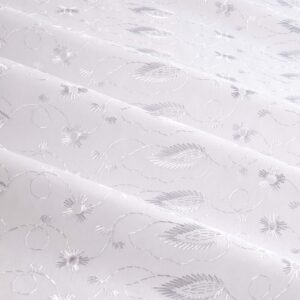 Fancy Allover Eyelet White, Fabric by the Yard