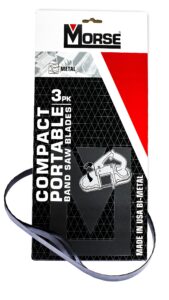 morse master cobalt bi-metal compact portable band saw blade 35 3/8 x 1/2 x .020 14/18 tpi 3/box (003056 / zwep351418mc)