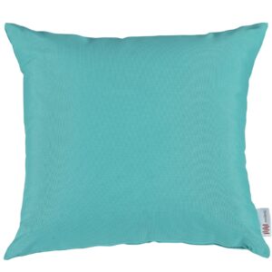 Modway EEI-2001-TRQ Convene Two Piece Patio Pillow Set Outdoor Furniture, Turquoise