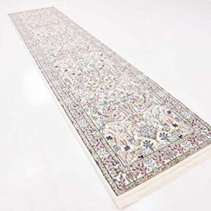 Unique Loom Narenj Collection Area Rug - Bristol (3' x 13' 1" Runner, Ivory/ Beige)