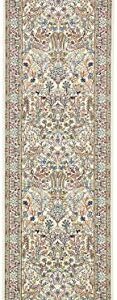 Unique Loom Narenj Collection Area Rug - Bristol (3' x 13' 1" Runner, Ivory/ Beige)