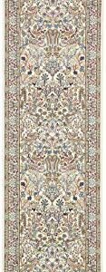 Unique Loom Narenj Collection Area Rug - Bristol (3' x 13' 1" Runner, Ivory/ Beige)