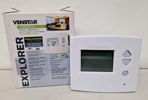 venstar t4700 commercial voyager wifi ready thermostat - works w/alexa when wifi module installed white, 6.3 x 5 x 2.3"