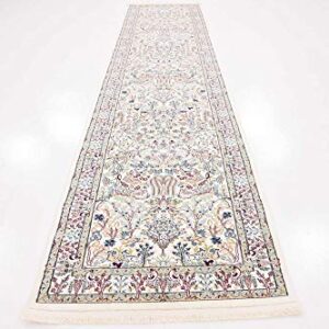 Unique Loom Narenj Collection Area Rug - Bristol (3' x 13' 1" Runner, Ivory/ Beige)