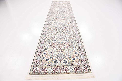 Unique Loom Narenj Collection Area Rug - Bristol (3' x 13' 1" Runner, Ivory/ Beige)