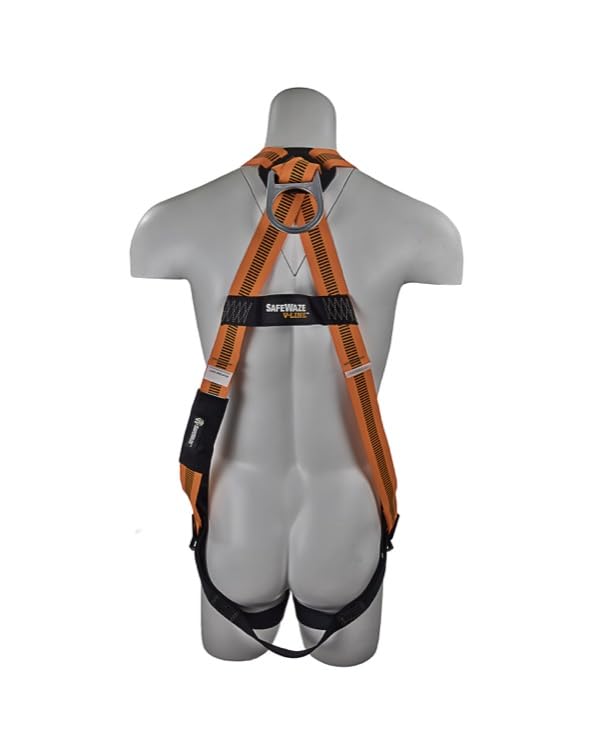 SafeWaze FS99185-E Single D-Ring Harness, Grommet Leg Straps, Universal Size