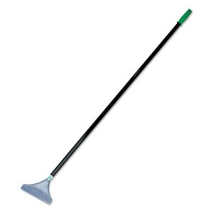 Heavy-Duty Floor Scraper, 8" Blade, 5 Ft Handle, Zinc Alloy