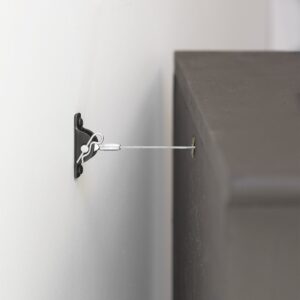 Hangman Anti-Tip Kit to Prevent Furniture Falling-Steel (TK-400-3)