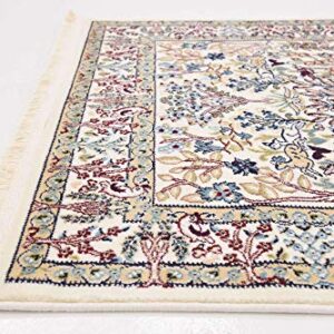 Unique Loom Narenj Collection Area Rug - Bristol (3' x 13' 1" Runner, Ivory/ Beige)