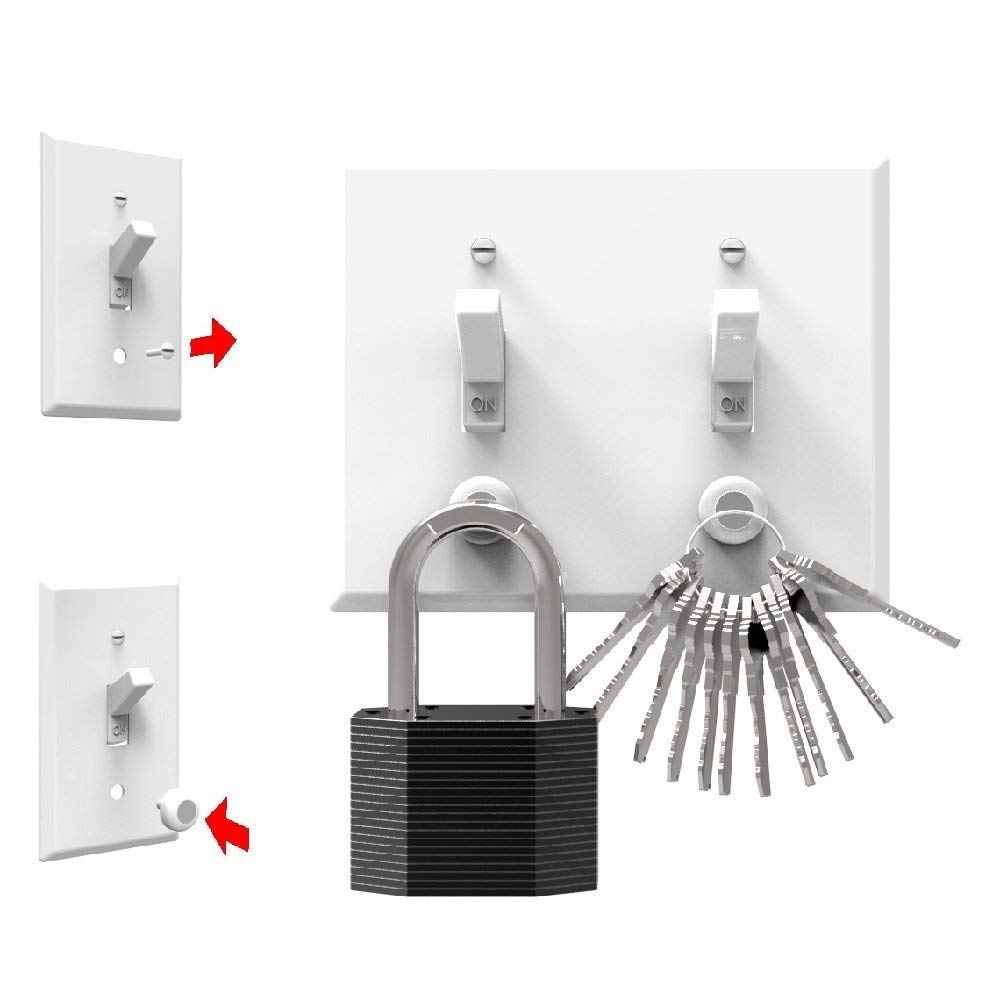 KeyCatch Magnetic Key Holder, Screw-In, White (Pack of 3)