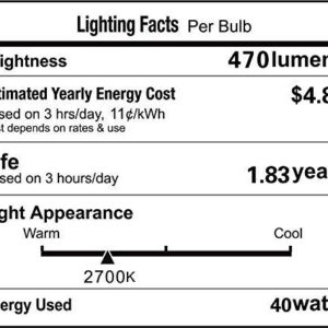 Vstar G9 Halogen Bulb, 40-Watt 120-Volt Base G9 Halogen Bulb (6pack)