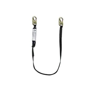 safewaze fs88660-hw pro 6' 420 lb. energy absorbing lanyard w/snap hooks