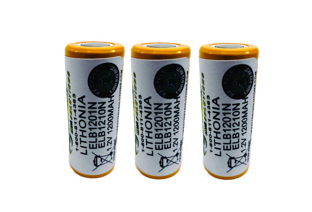 3PC Lithonia ELB1210N, ELB1201N REPLACEMENT Battery