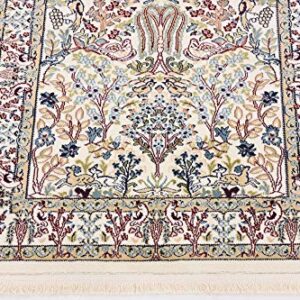 Unique Loom Narenj Collection Area Rug - Bristol (3' x 13' 1" Runner, Ivory/ Beige)