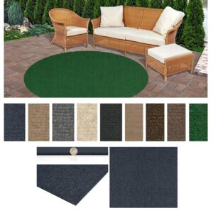 9' round - cloud grey - economy indoor/outdoor carpet patio & pool area rugs |light weight indoor/outdoor rug - easy maintenance - just hose off & dry! - 10 colors to choose from -vit