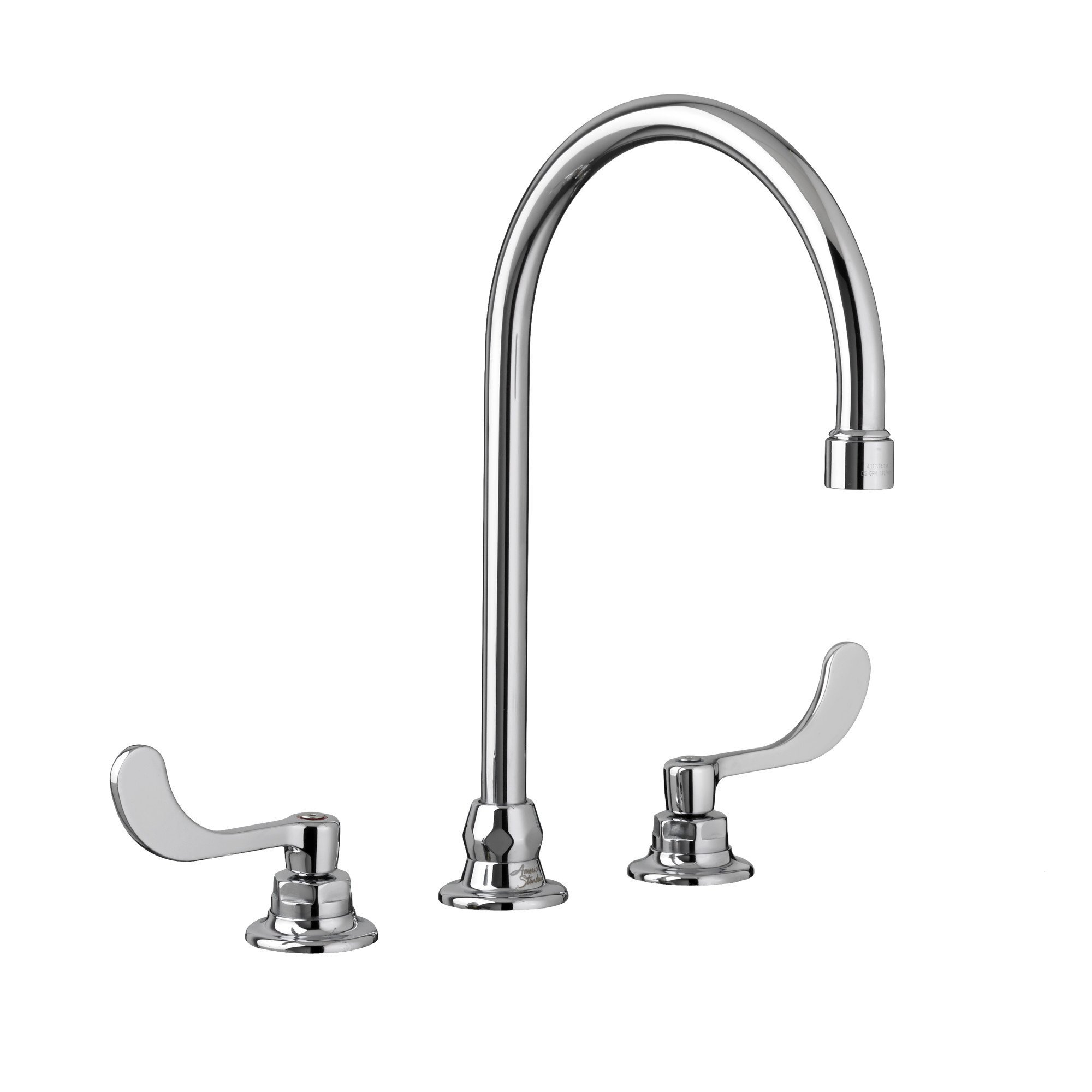 American Standard 6540278.002 Monterrey 8" Widespread 8" Gooseneck Spout Bathroom Faucet with Flexible Under-Body, Polished Chrome