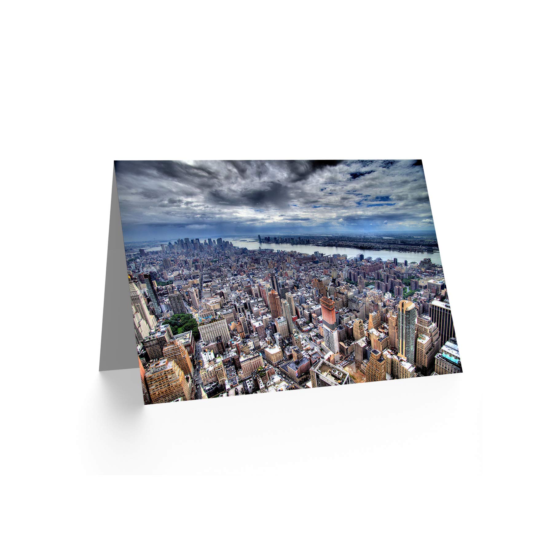 Wee Blue Coo GREETINGS CARD BIRTHDAY GIFT NEW YORK CITY AERIAL VIEW