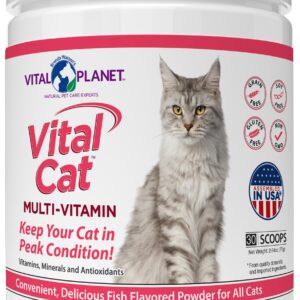 Vital Planet - Vital Cat Multi Vitamin Mineral and Antioxidant Powder for Cats 75 gram 30 Servings