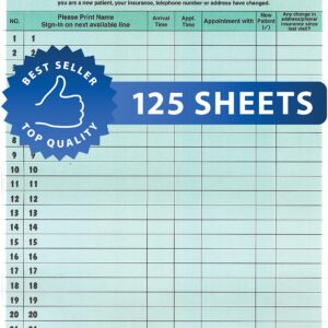 tabbies Confidential Record Book, Green (14532), 125 Pack