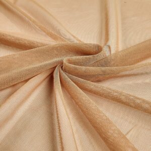 Power Stretch Mesh Nude, Fabric by the Yard