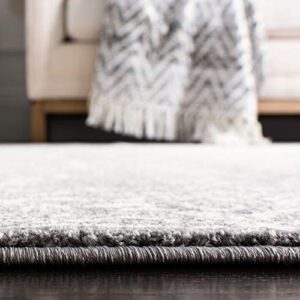 SAFAVIEH Evoke Collection 4' x 6' Grey/Ivory EVK270S Shabby Chic Distressed Non-Shedding Living Room Bedroom Accent Rug