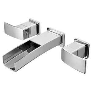 pfister bath accessories lg49df1c kenzo 2-handle wall mount bathroom faucet in polished chrome