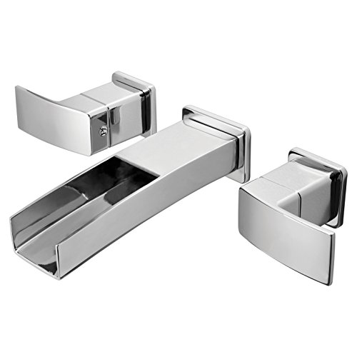 Pfister Bath Accessories LG49DF1C Kenzo 2-Handle Wall Mount Bathroom Faucet in Polished Chrome