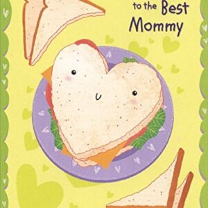 Heart Shaped Sandwich: Mommy - Designer Greetings Birthday Card