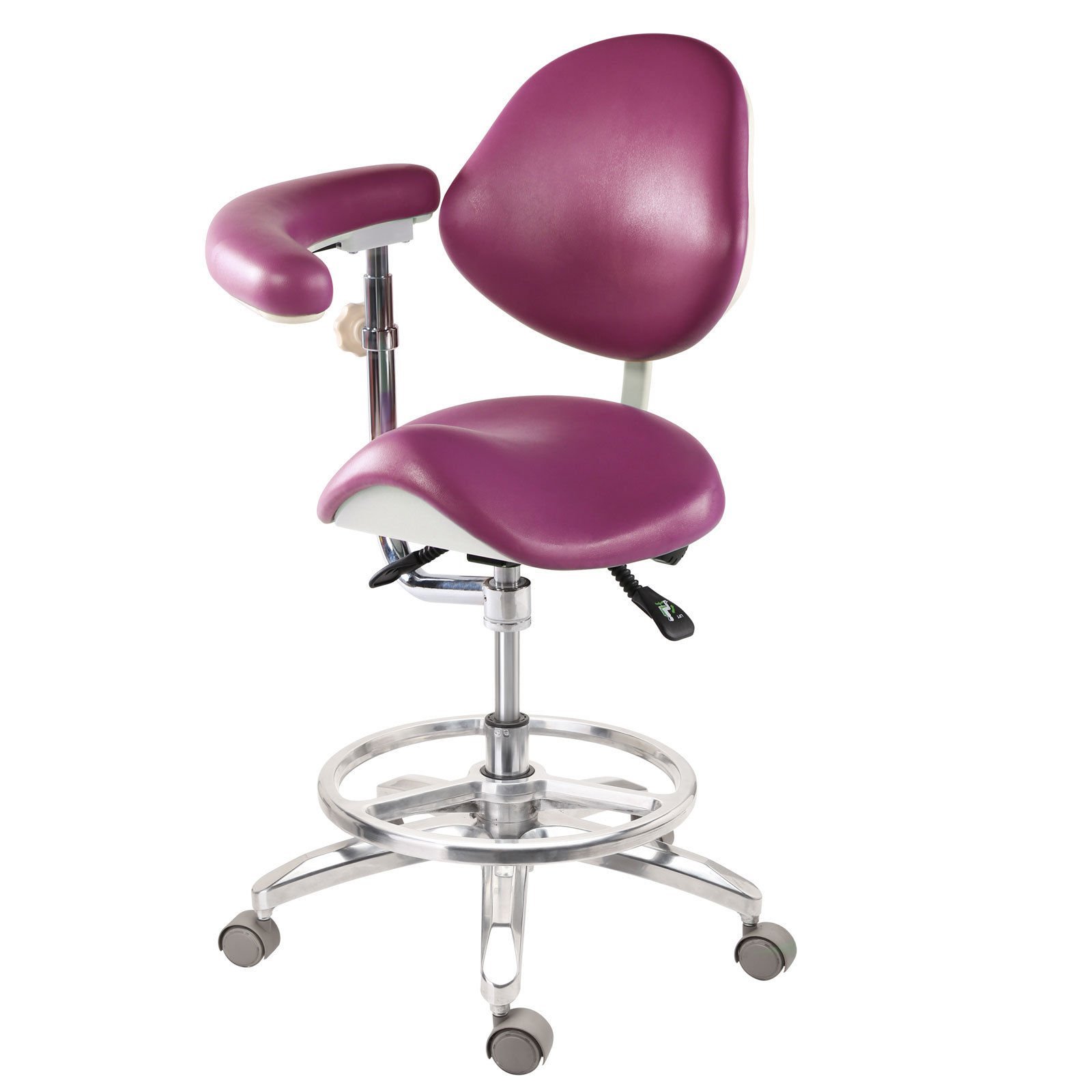 Super Dental Stool Dentist's/ Doctor's/Assistant's Stool Chair 18 color (Deluxe)