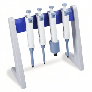 fristaden lab linear pipettor stand holds 8 pipettes, laboratory pipette rack, pipettor holder fits up to 8 laboratory pipettes, 1 piece | 1 year warranty