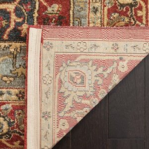 SAFAVIEH Mahal Collection Area Rug - 10' x 14', Red & Red, Traditional Oriental Design, Non-Shedding & Easy Care, Ideal for High Traffic Areas in Living Room, Bedroom (MAH625D)