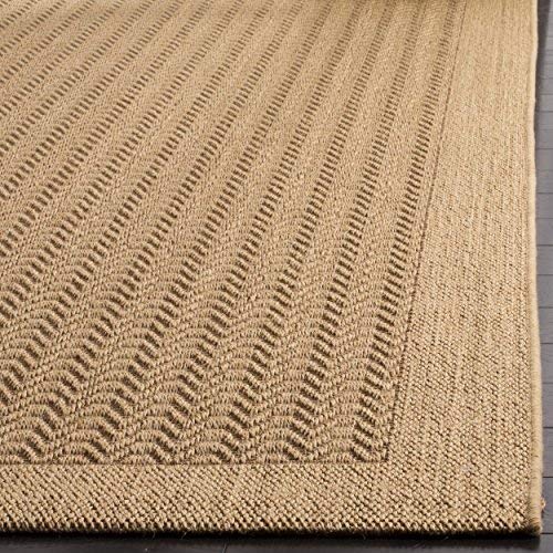 SAFAVIEH Palm Beach Collection Accent Rug - 2' x 3', Maize, Sisal & Jute Design, Ideal for High Traffic Areas in Entryway, Living Room, Bedroom (PAB321M)