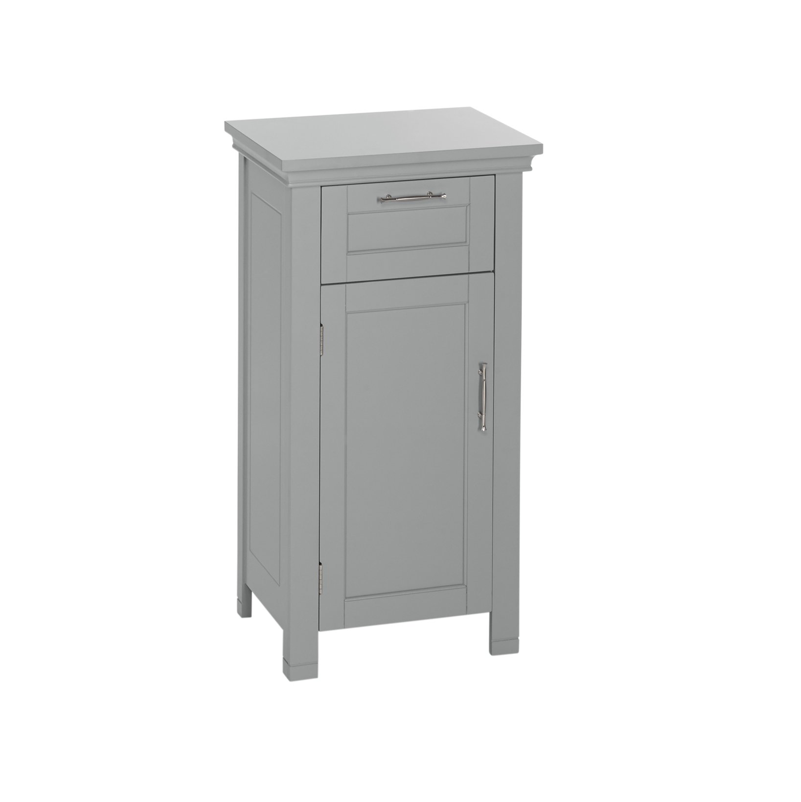 RiverRidge 06-076 Home Somerset Collection Single Door Floor Cabinet, Gray, No Size,Grey