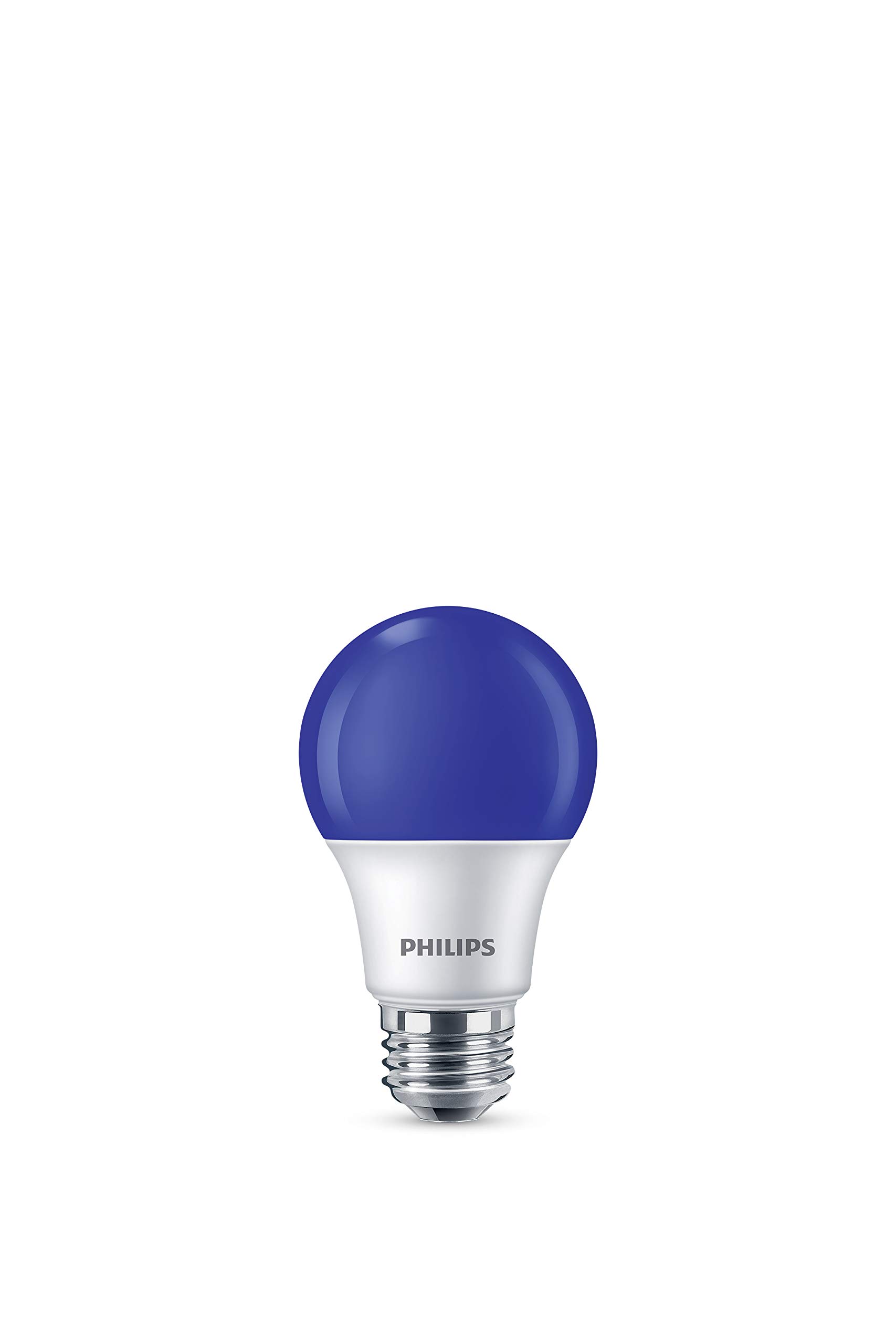 8W A19 Medium Base Non-Dimmable Blue LED Light Bulb