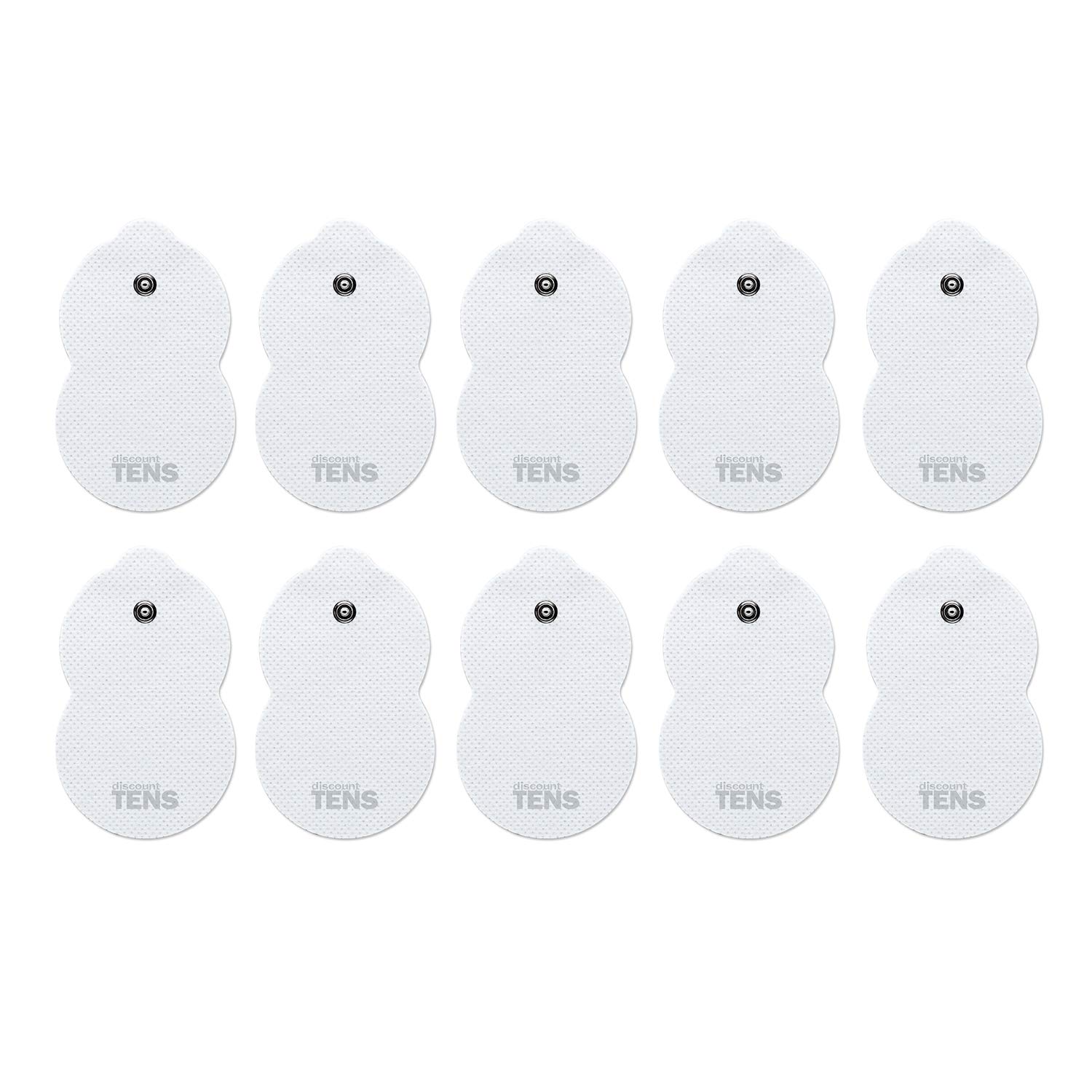 Premium TENS Electrodes Compatible with Omron. 10 (5 Pair) Replacement Electrode Pads Compatible with Omron TENS Devices. Discount TENS Brand.