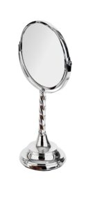 popular bath virgo 1-5x mirror, 7", chrome