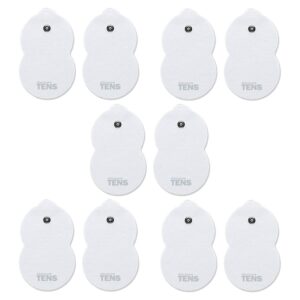 premium tens electrodes compatible with omron. 10 (5 pair) replacement electrode pads compatible with omron tens devices. discount tens brand.