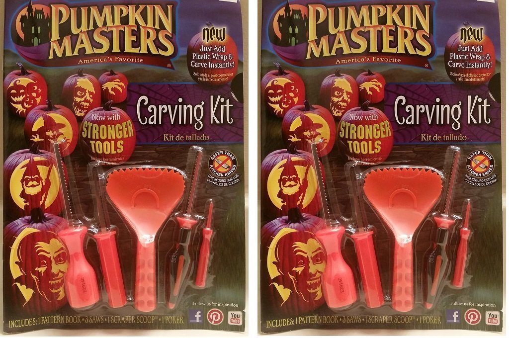 Pumpkin Masters America's Favorite Pumpkin Carving Kit (Pack of 2)