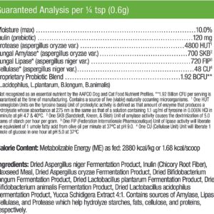 Only Natural Pet Complete Gut Health Complex - Probiotics & Digestive Enzyme Supplement for Dogs & Cats - Promotes Healthy Digestion, Immune System, Nutrient Absorption - Made in USA -3.5oz Powder