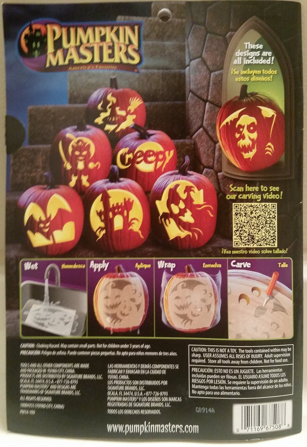 Pumpkin Masters America's Favorite Pumpkin Carving Kit (Pack of 2)