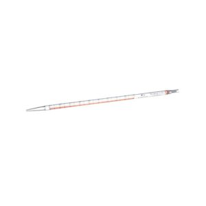 greiner bio-one 607180 cellstar polystyrene serological pipette, 10 ml volume, sterile, 1/10 graduations, orange color code, paper/plastic single wrapped (pack of 200)