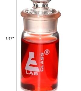 EISCO Weighing Bottle- Tall Form, Borosilicate Glass - 15mL - 25x50mm