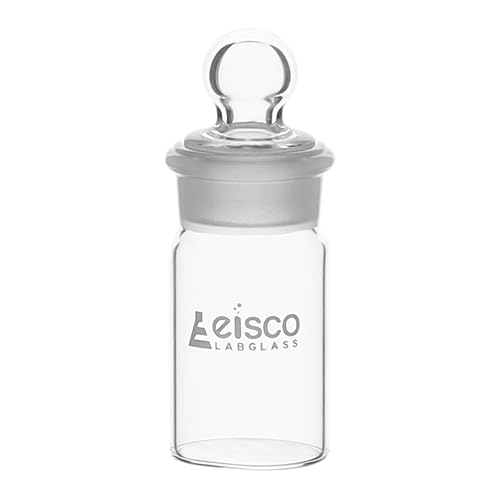 EISCO Weighing Bottle- Tall Form, Borosilicate Glass - 15mL - 25x50mm