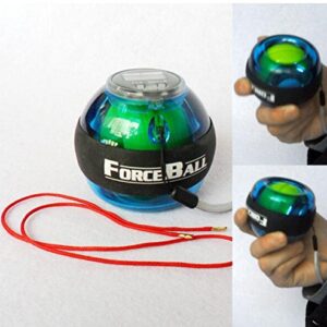 YANGHX Wrist Trainer Arm Exercise Force Ball with LED Lighting & Speed Meter