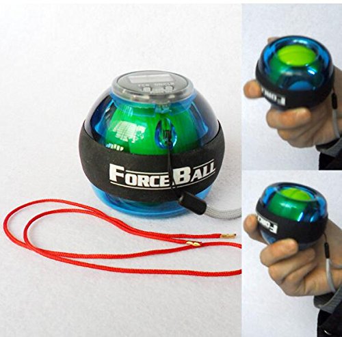 YANGHX Wrist Trainer Arm Exercise Force Ball with LED Lighting & Speed Meter