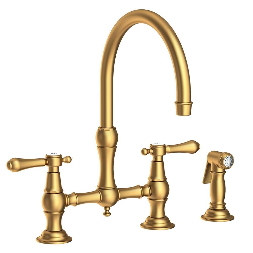 Newport Brass 9458/10 Kitchen-Sink-faucets, Satin Bronze (PVD)