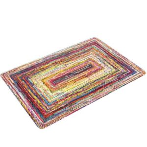 nuLOOM Tammara Bohemian Hand Braided Area Rug, 3x5, Multi