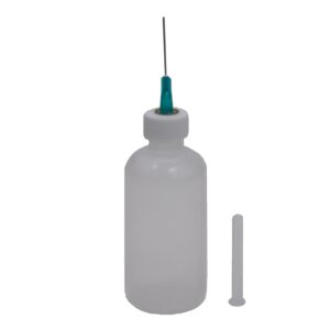 Plastic Precision Oiler/Oil Dispenser Bottle with 25 Gauge Blunt Needle (3 Pieces)