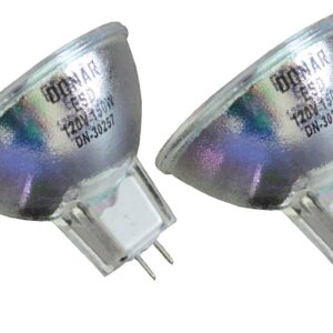 Donar 2pcs ESD 120V 150W Bulb for DMD ITC Spectravue Intraoral Video Camera, Telicam with Memory – ICS IntraCam – Narva Orbitec 13142 H63215 – O’Ryan Omega 110 – Star Dental Colorlight 430SWL Lamp